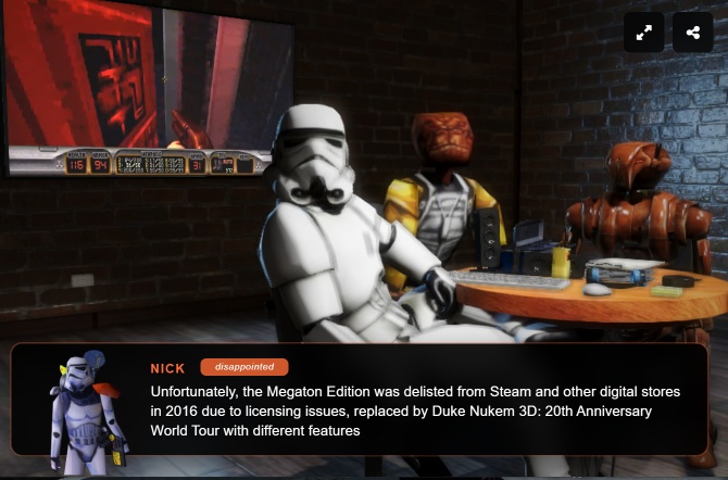 Regular style captions for larger screens