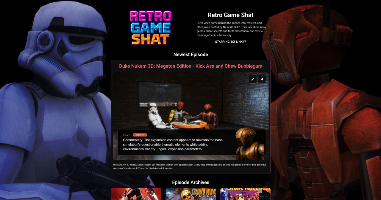 The complete custom show page