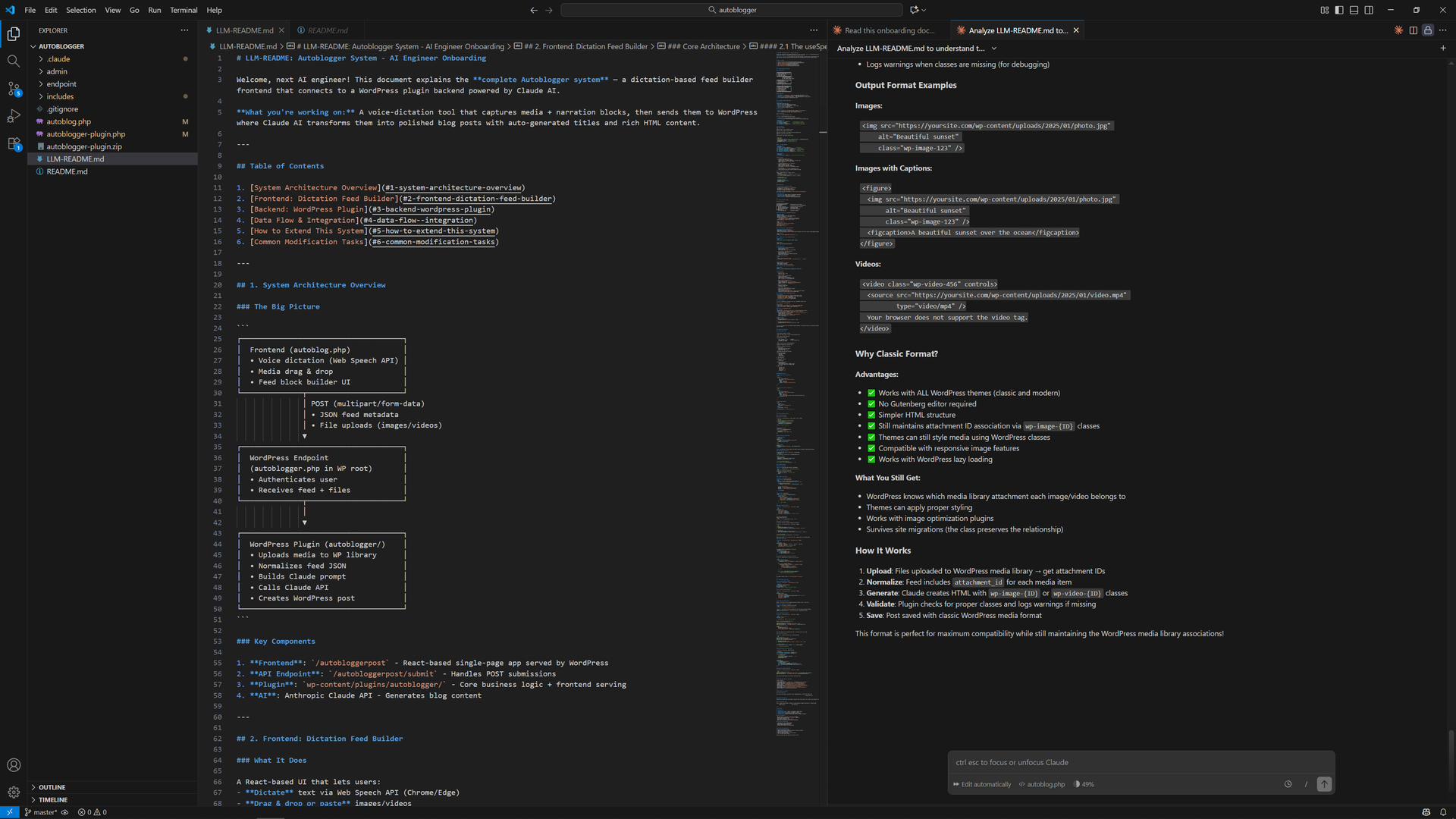 VS Code with Claude Code extension