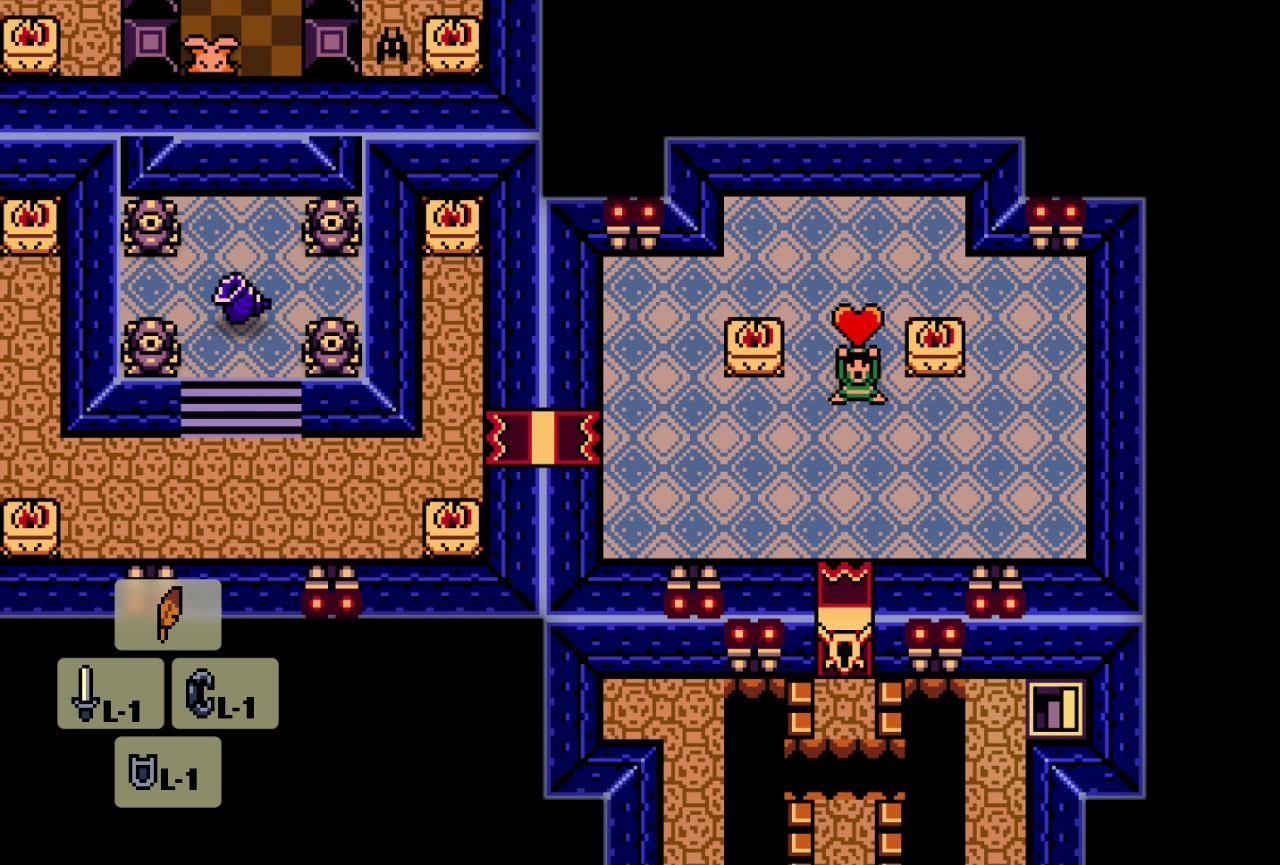 Boss fight in Link's Awakening
