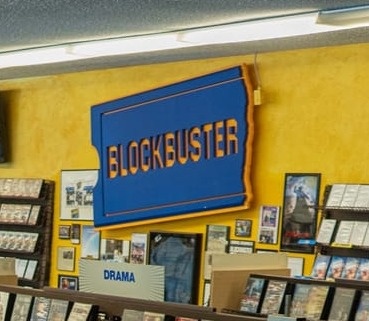 3D Blockbuster logo model