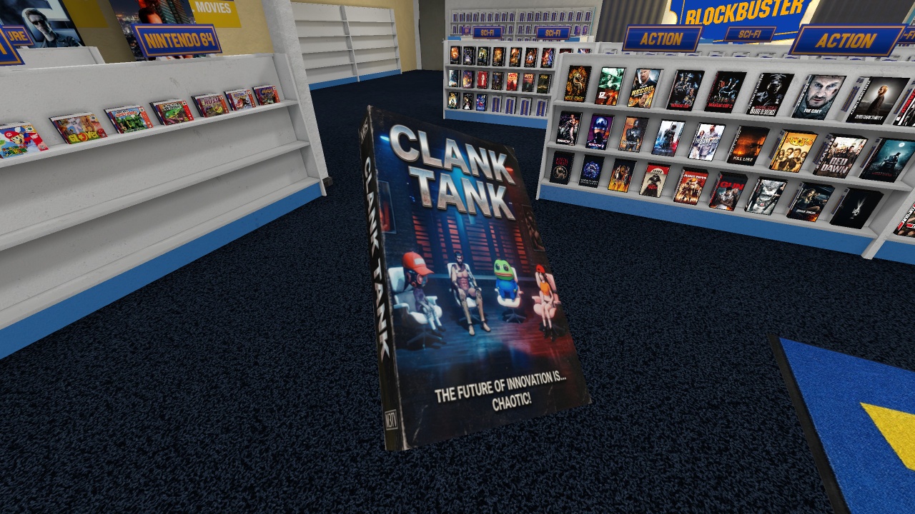 AI-generated VHS case front view