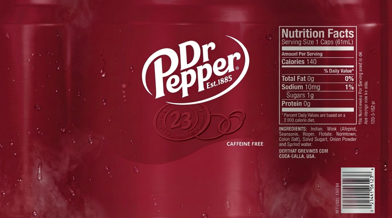 Dr Pepper texture