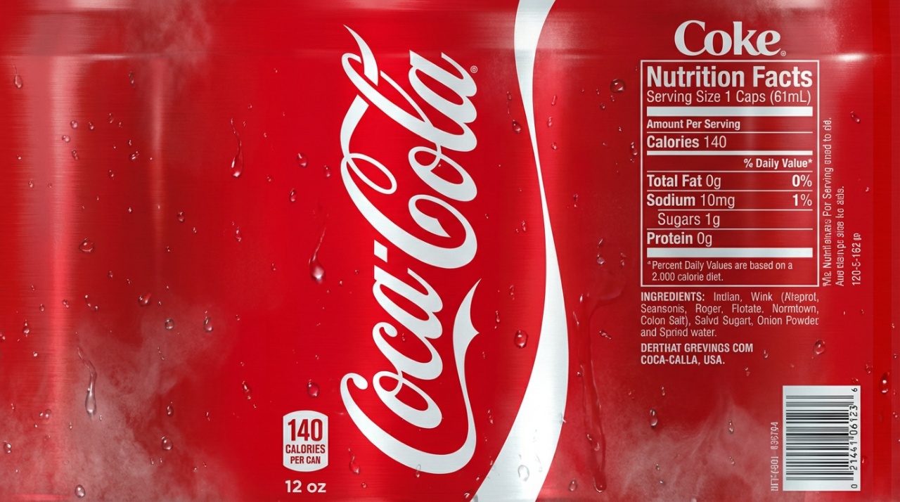 Coca-Cola can texture