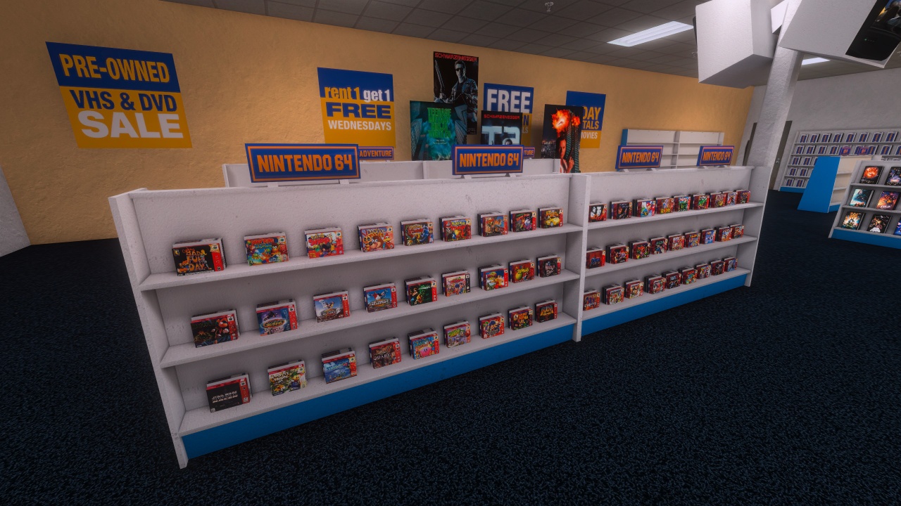 First row of N64 games