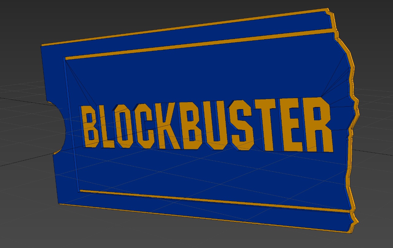 Optimized 3D logo wireframe