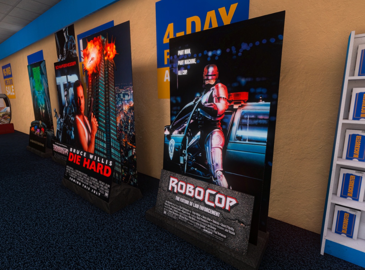 RoboCop layered display