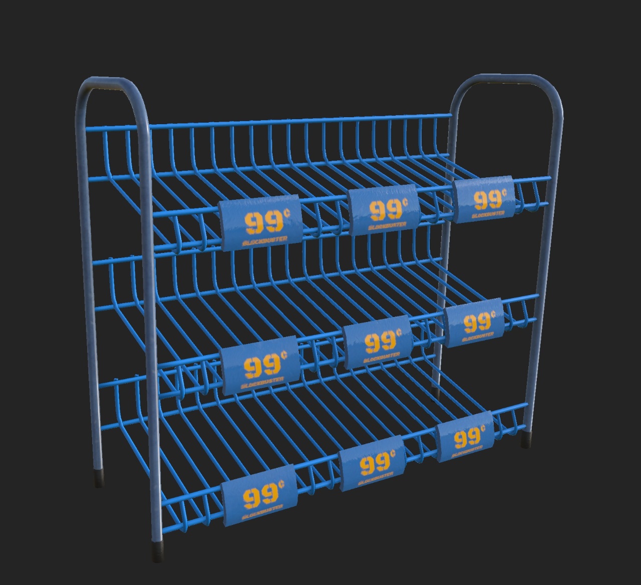 Final snack rack materials