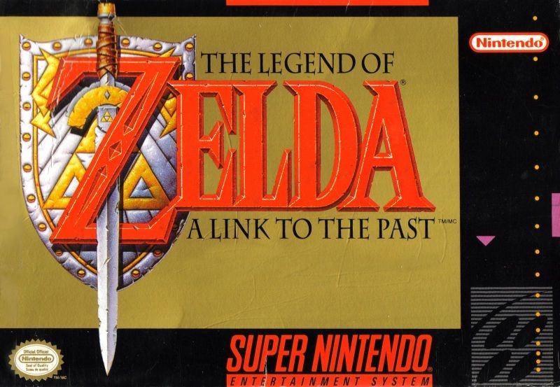 Zelda game box front art
