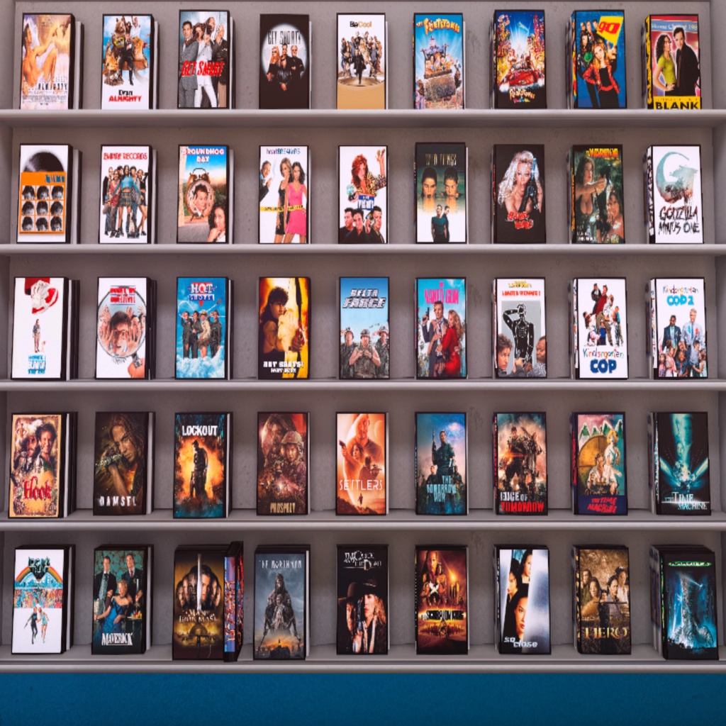 New release shelf texture