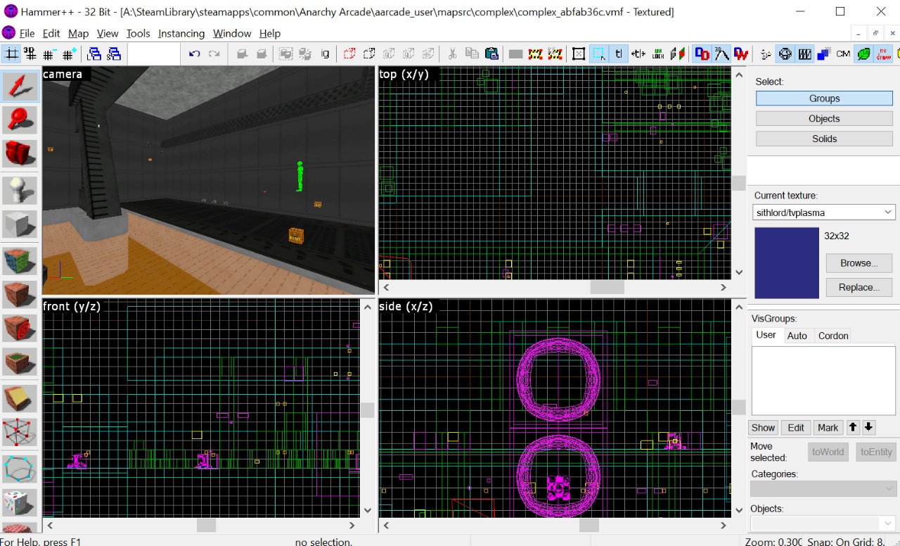 Complex level being created in Hammer++ editor