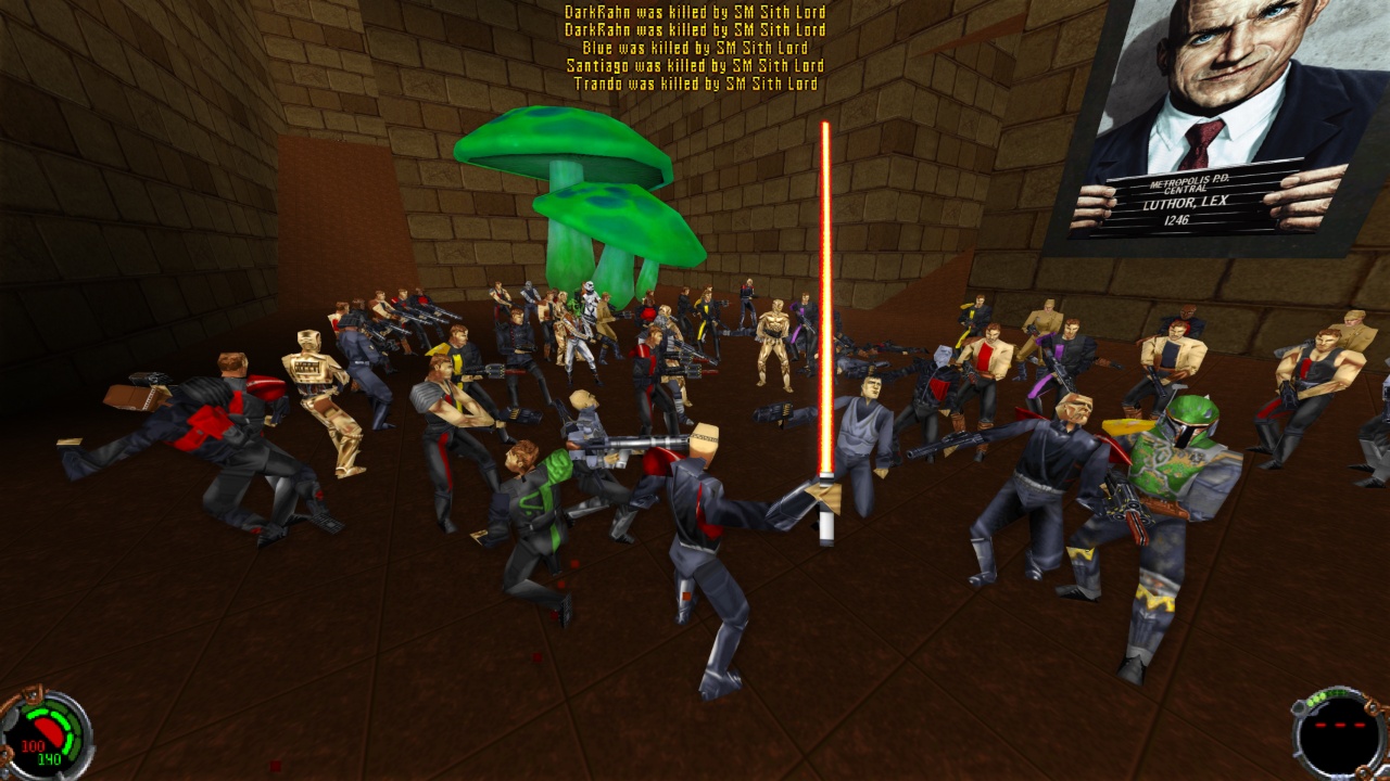 Screenshot showing the spawn fake players prototype feature
