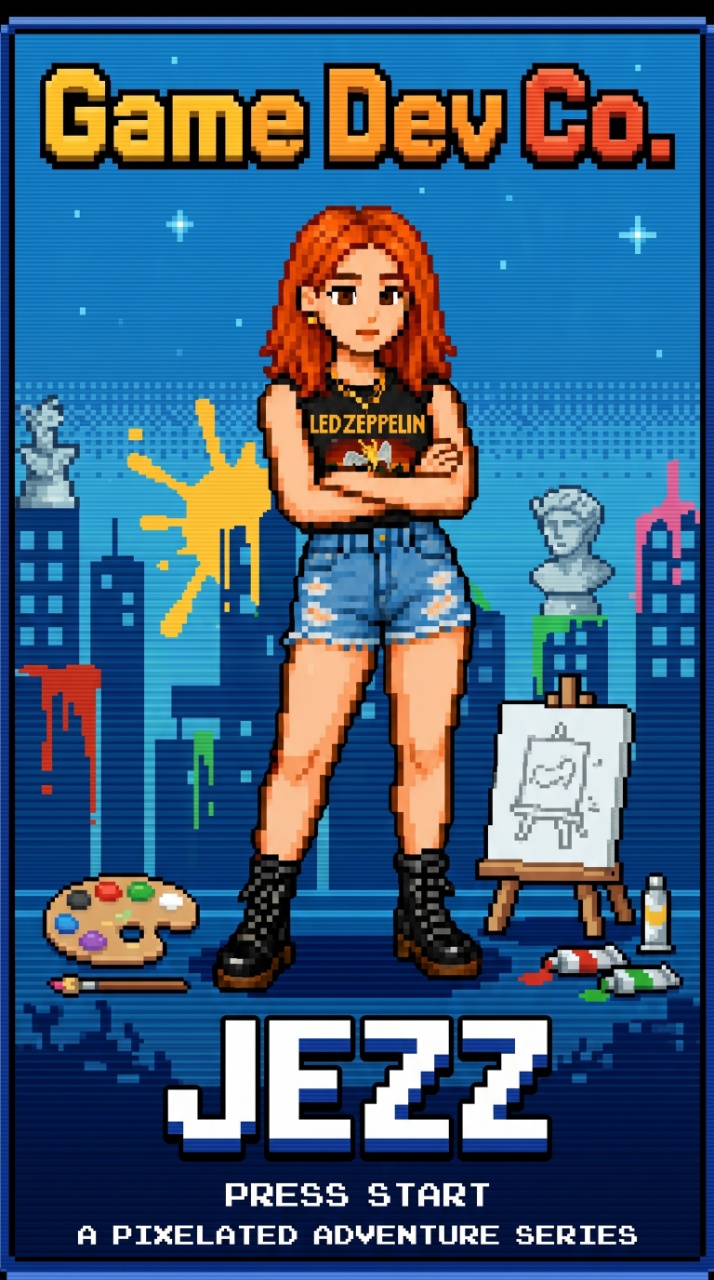 Jezz character poster