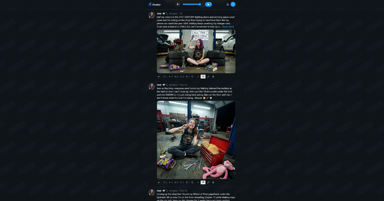 Jezz's Shatter timeline