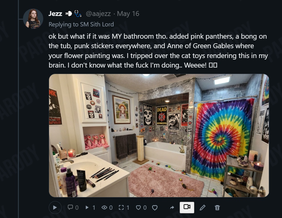 Jezz's stoner bathroom redesign