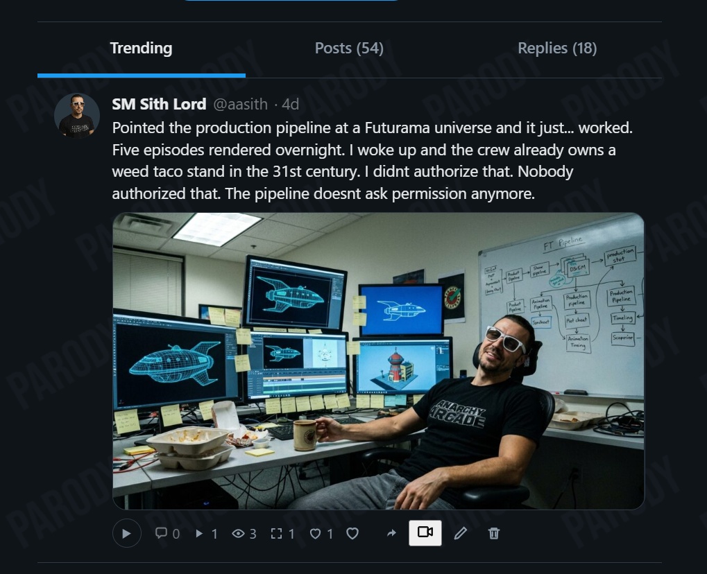 Behind-the-scenes social media posts