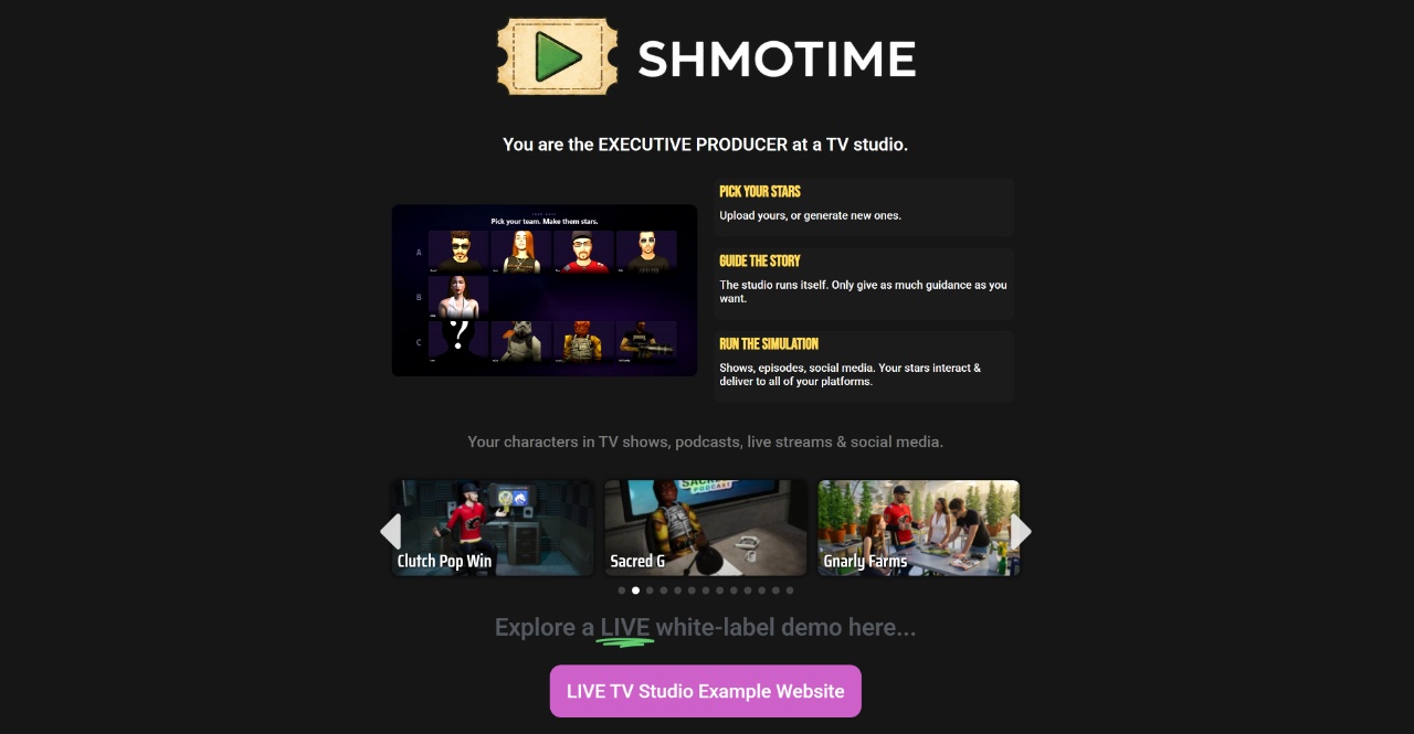 Shmotime landing page redesign